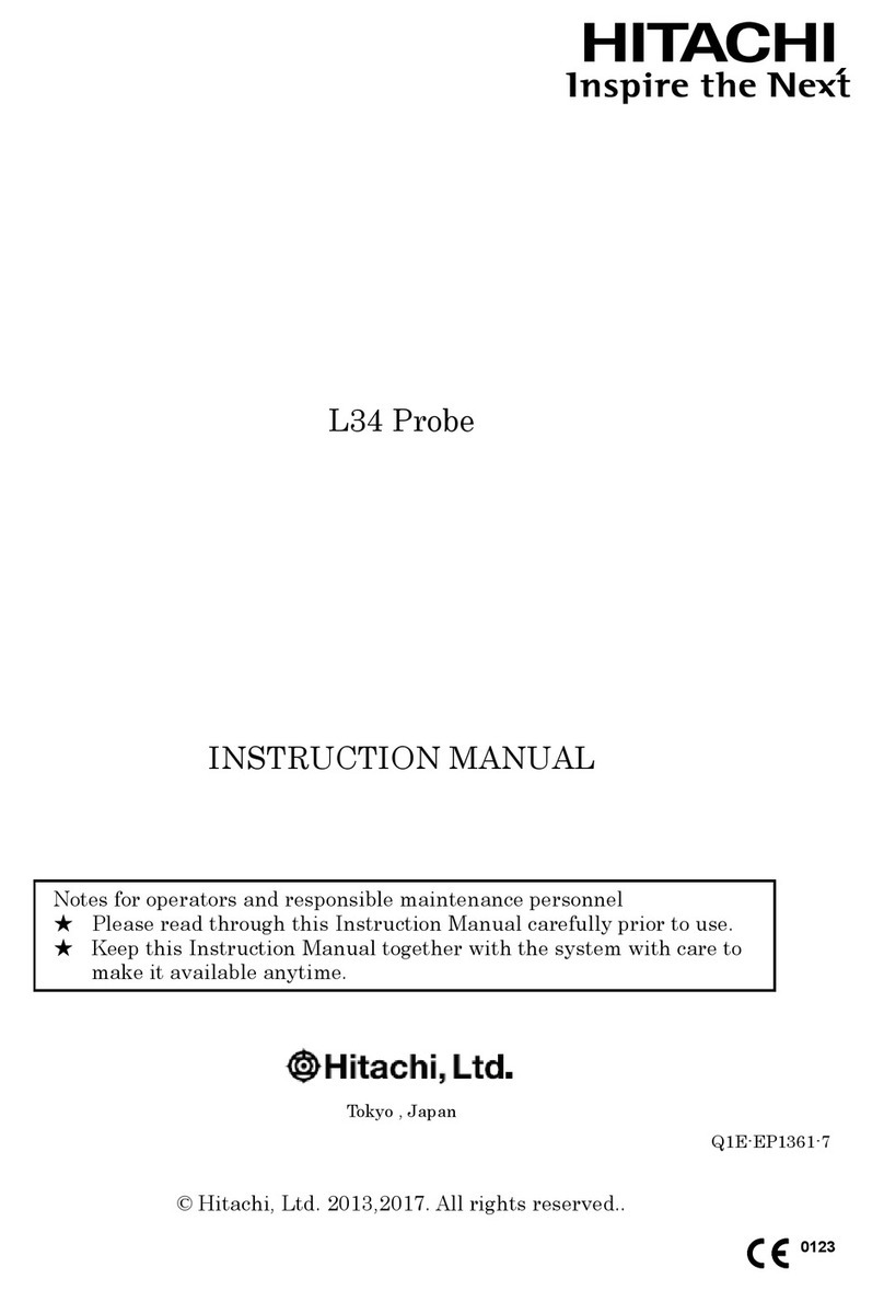 Hitachi L34 User manual