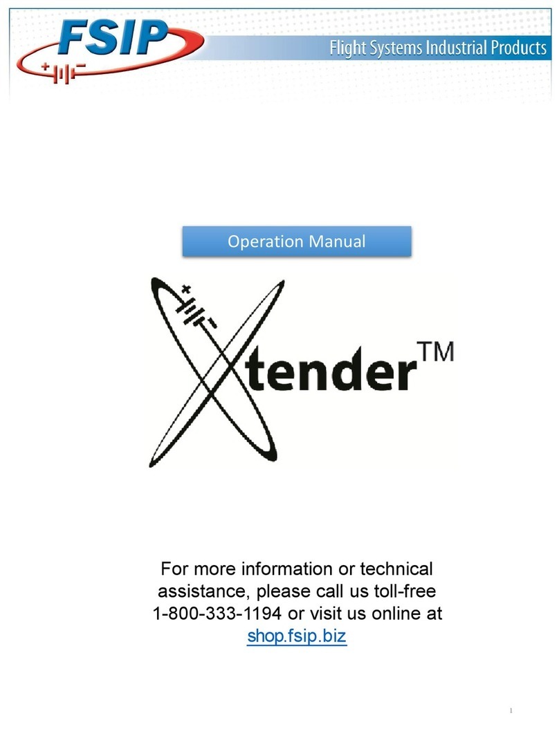 Flight Systems Xtender Operation manual