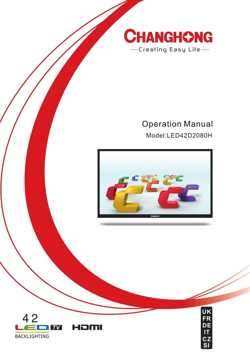 Changhong Electric LED42D2080H User manual