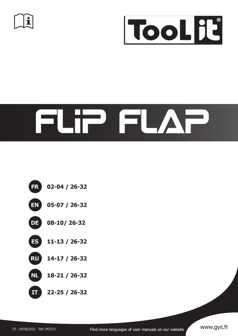 Tool it FLIP FLAP manual