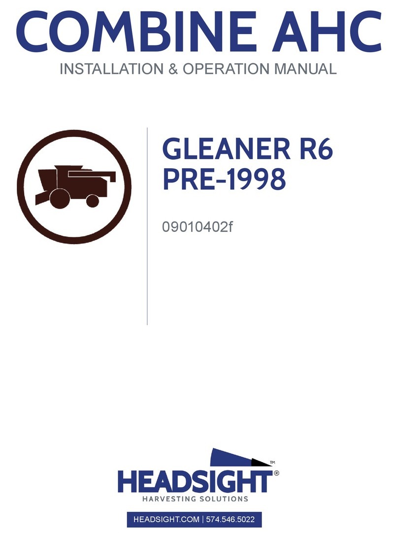 Headsight GLEANER R6 1998 User manual Headsight GLEANER R6 1998 User manual