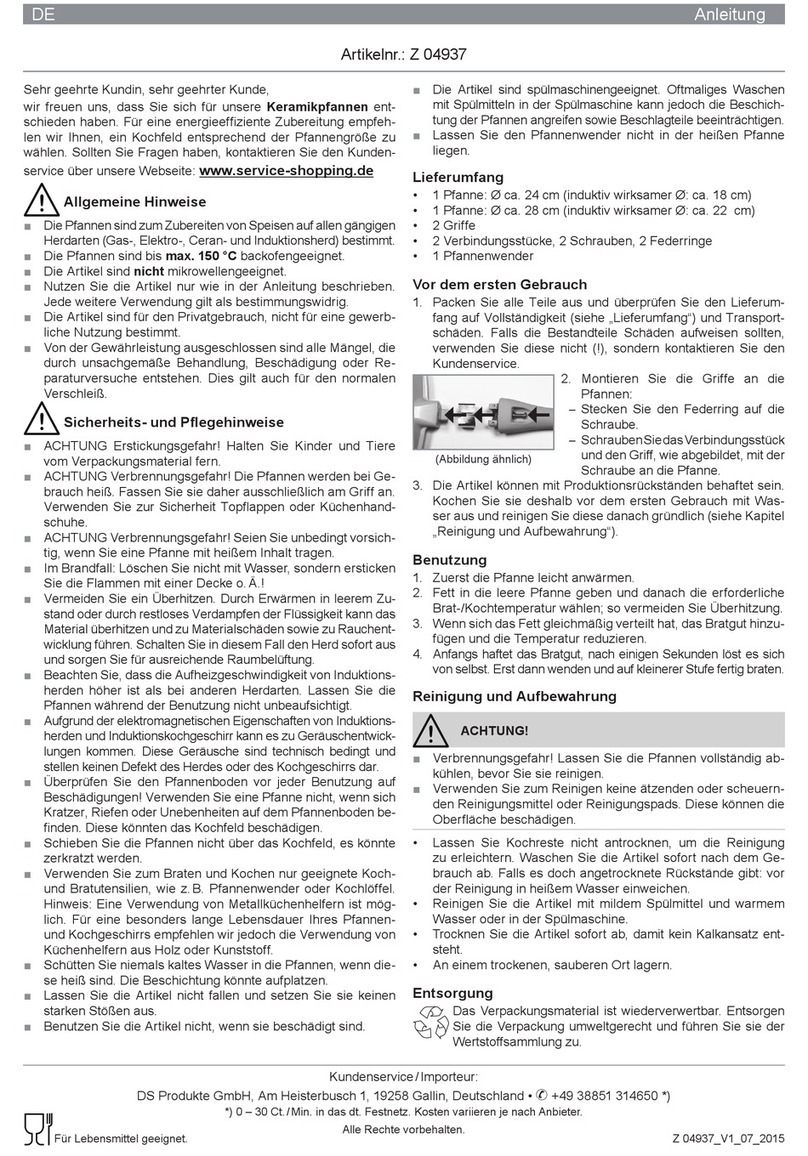 DS Produkte Z 04937 User manual