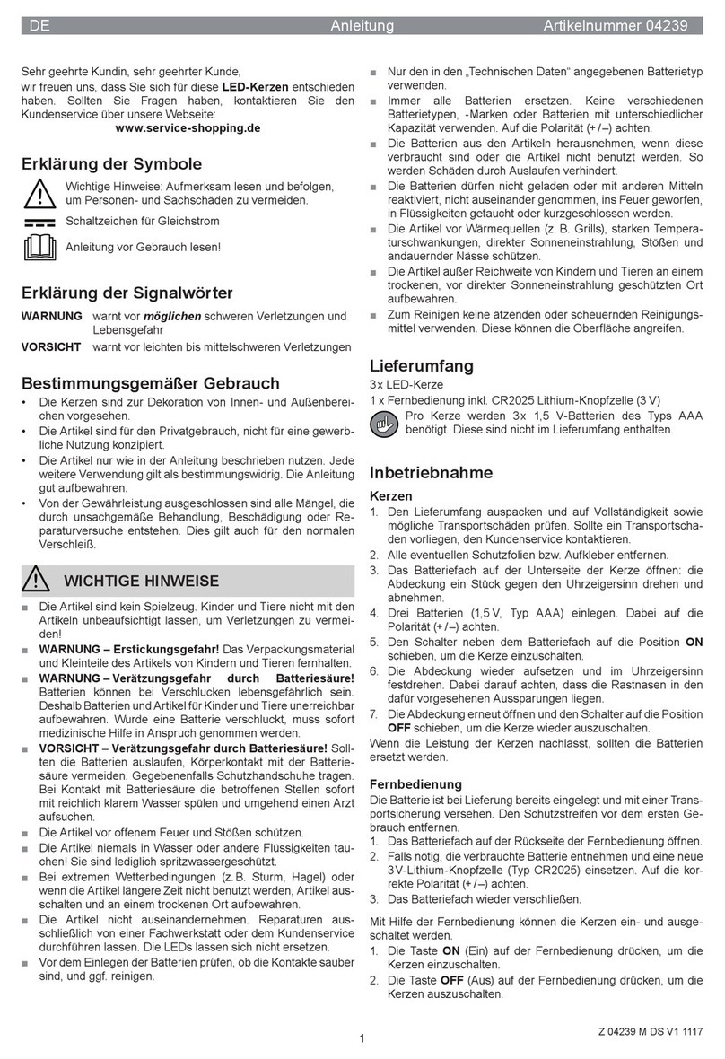 DS Produkte F2472 User manual