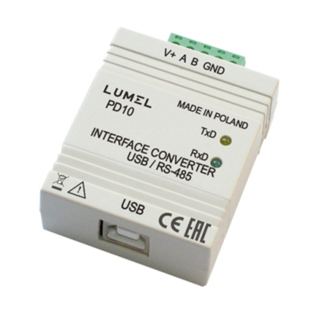 Lumel PD10 user manual