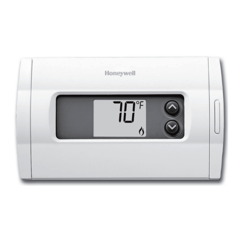 Honeywell RTH1100 series Quick installation guide