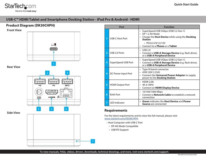 StarTech.com DK30CHPH User manual