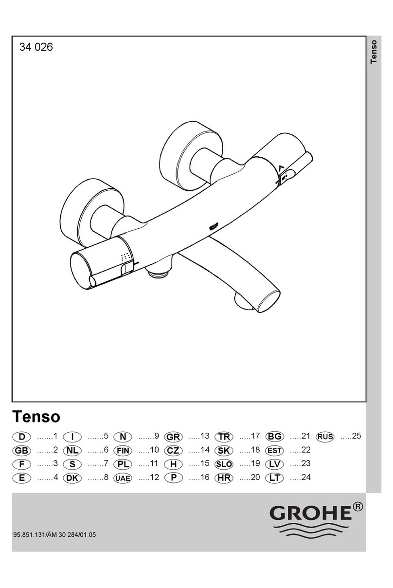 Grohe Tenso User manual
