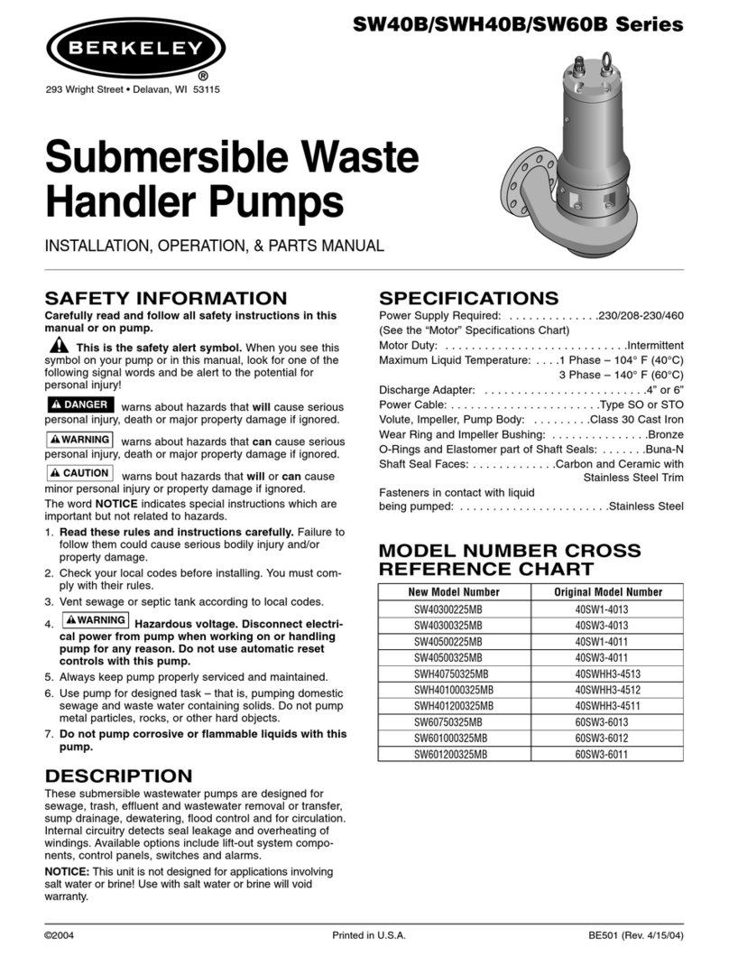 Berkeley SW40B Series Guide