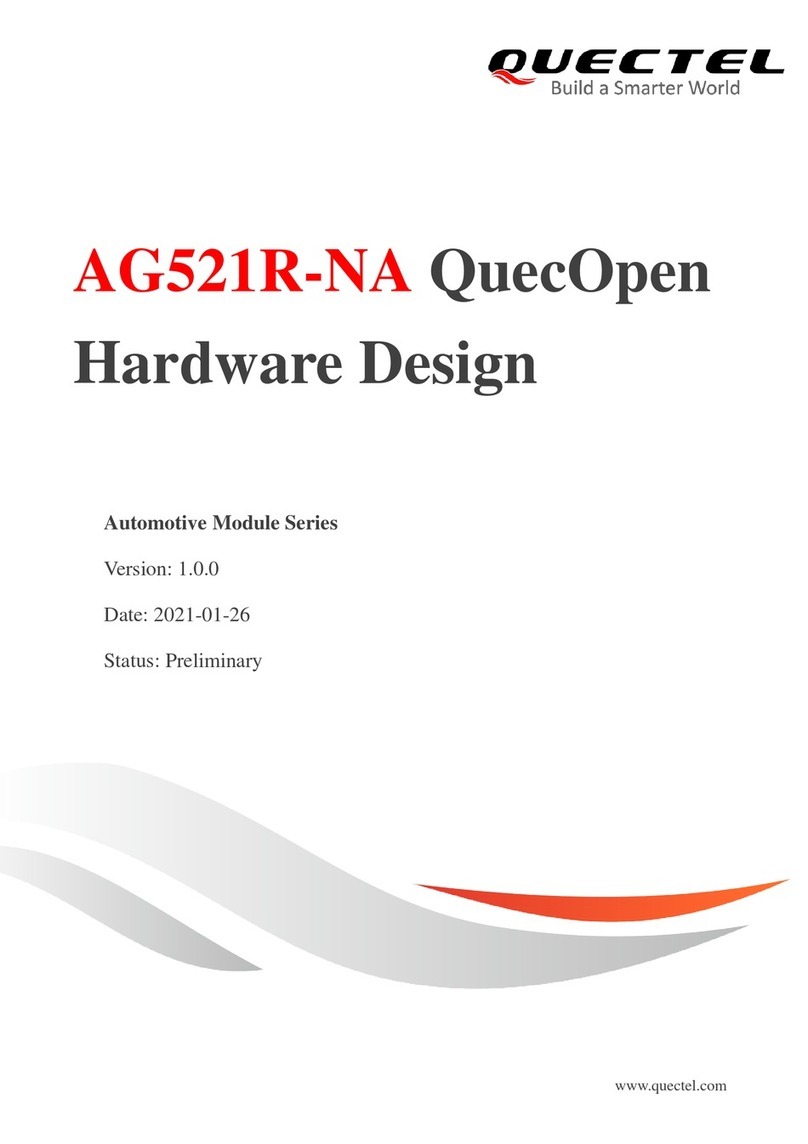Quectel QuecOpen AG521R-NA Supplement Quectel QuecOpen AG521R-NA Supplement