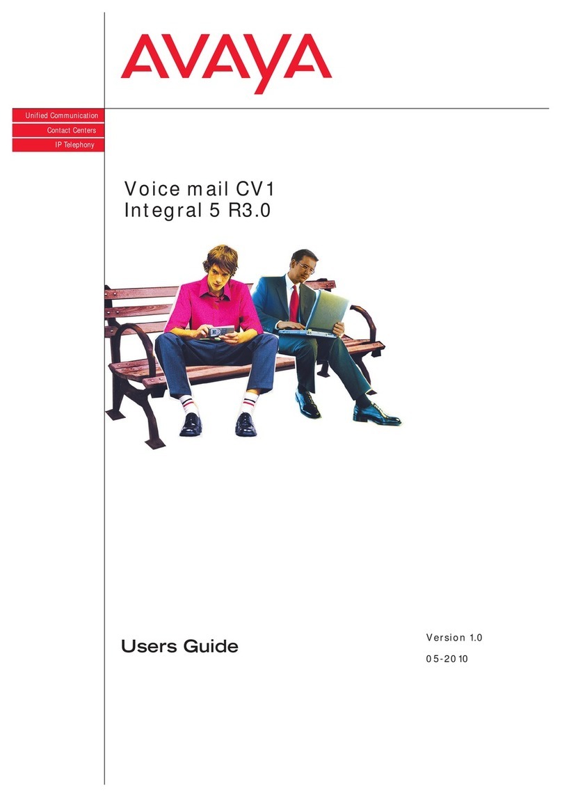 Avaya Integral 5 R3.0 User manual
