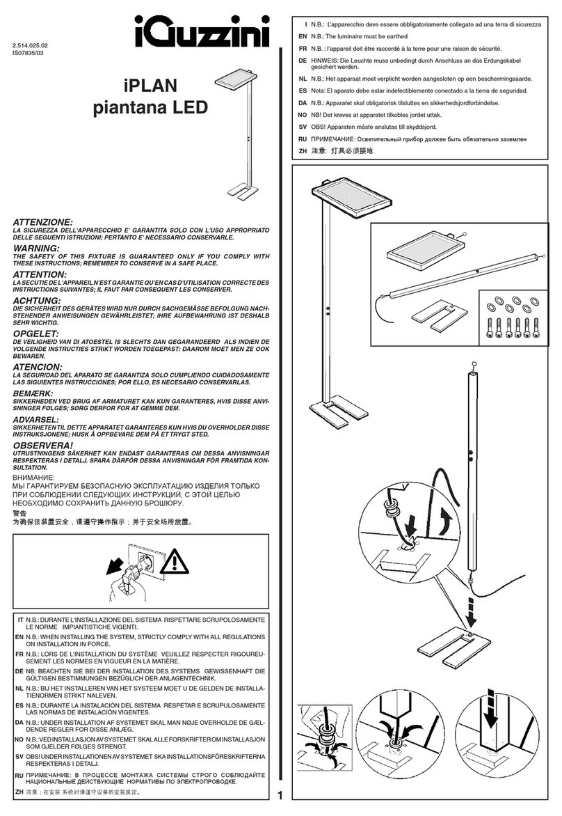 iGuzzini iPLAN ACCESS LED quick start guide