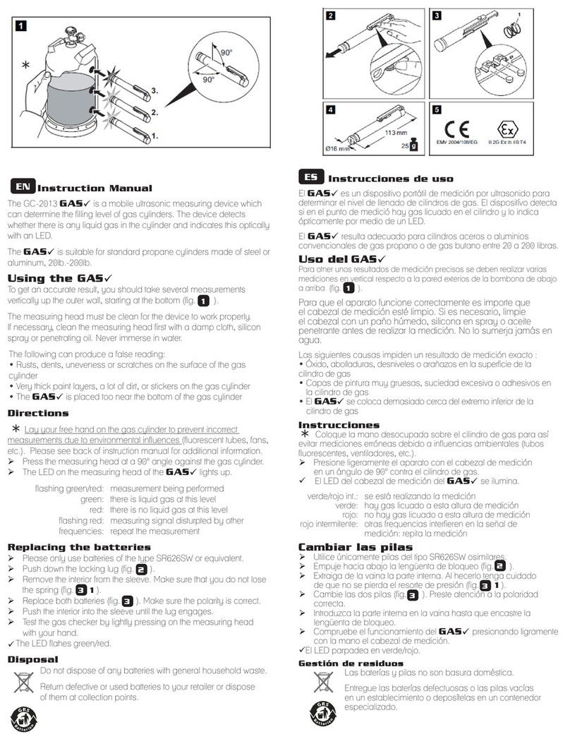 GAS GC-2013 instruction manual