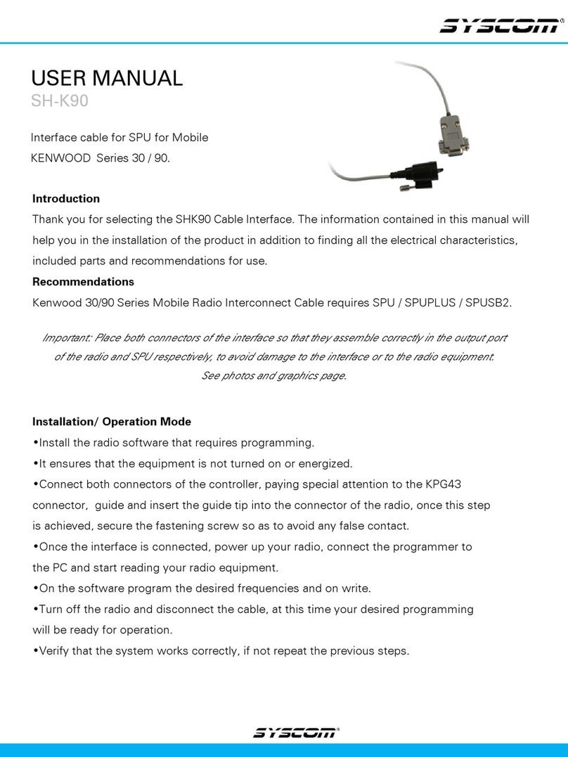 Syscom Video SH-K90 user manual