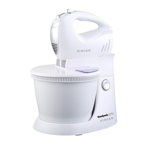 Singer HSM-3040 HANDY MIX 2 IN 1 instruction manual