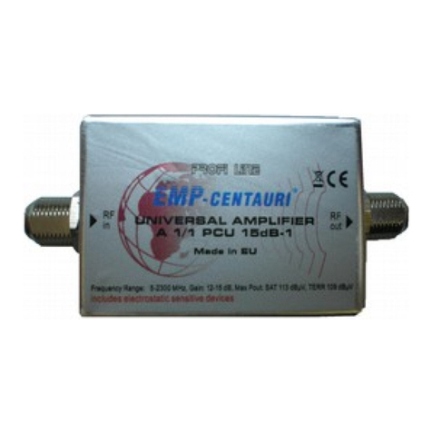 EMP-Centauri A1/1PCU15dB-1 User manual