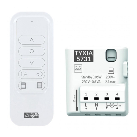 DELTA DORE TYXIA 631 manual