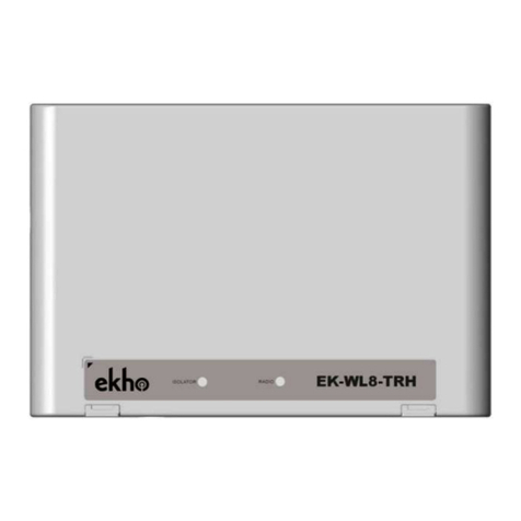 Incite Fire ekho EK-WL8-TRH manual