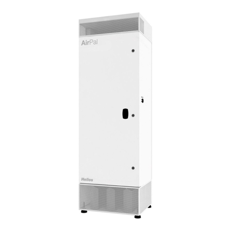 Helios AirPal 1750 H Installation and operating instructions