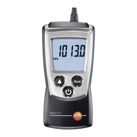 TESTO 511 User manual TESTO 511 User manual