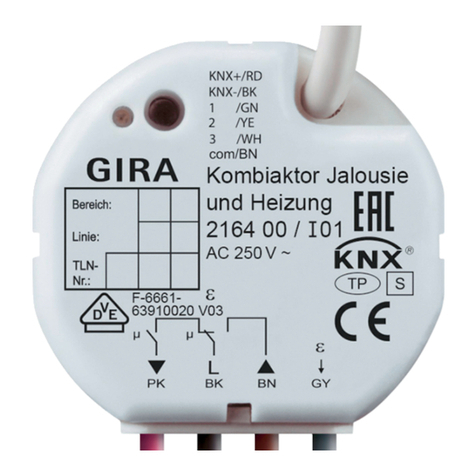 Gira 2164 00 User manual