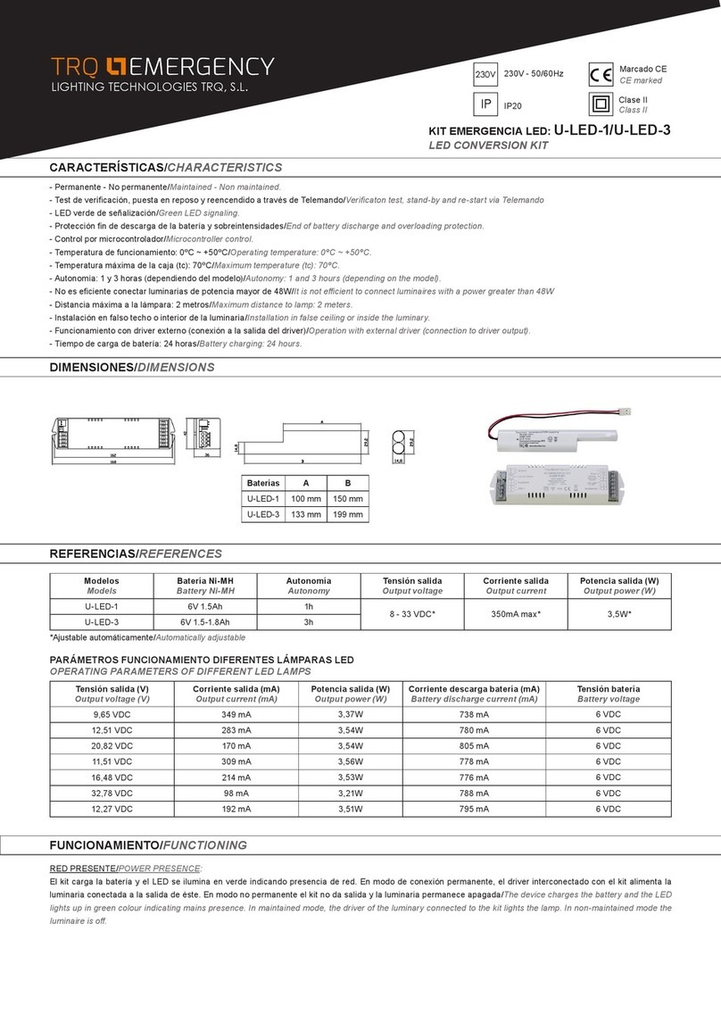 TRQ U-LED-1 quick start guide