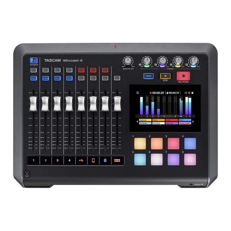 Tascam Mixcast 4 User manual