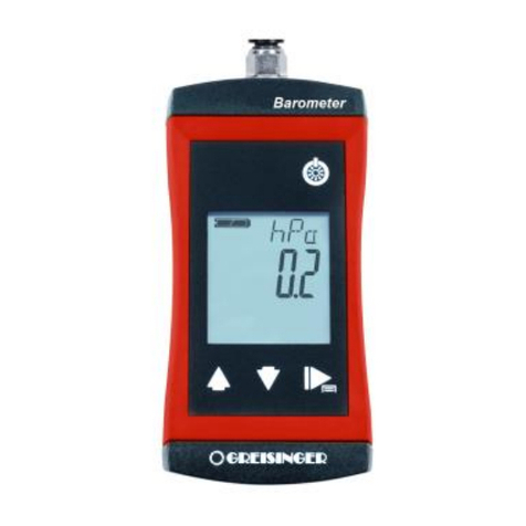 GHM GREISINGER G 1000 Series Quick reference guide