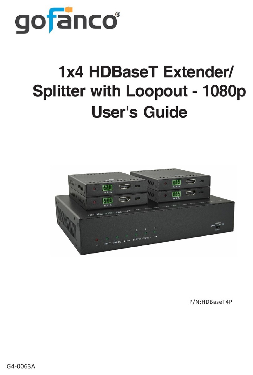 gofanco HDBaseT user guide
