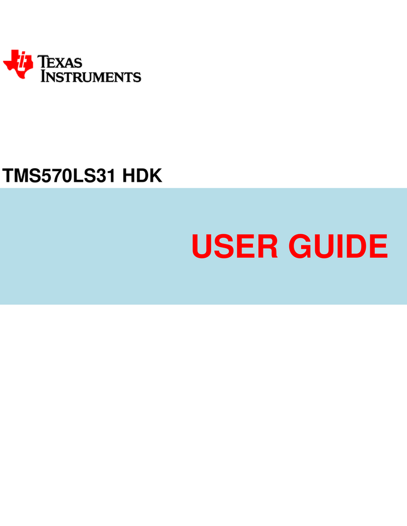 Texas Instruments TMS570LS31 HDK User manual