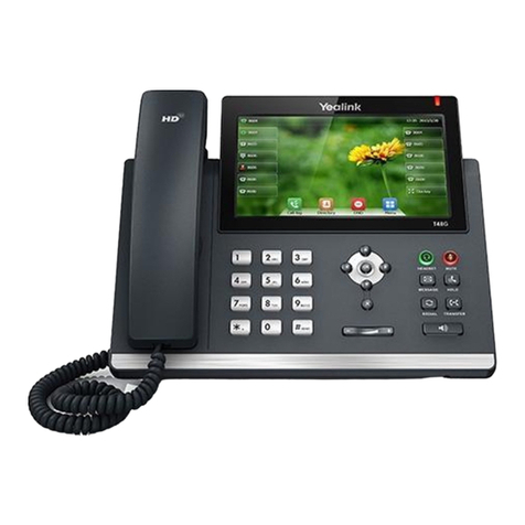 Yealink T48G User manual Yealink T48G User manual