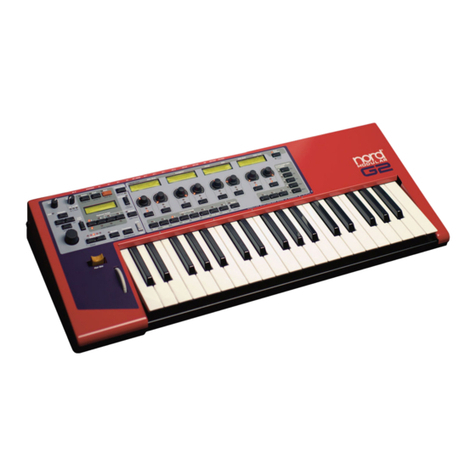 Clavia Nord Modular G2 User manual