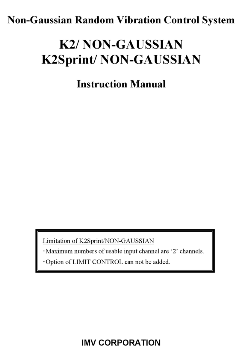 IMV K2 instruction manual