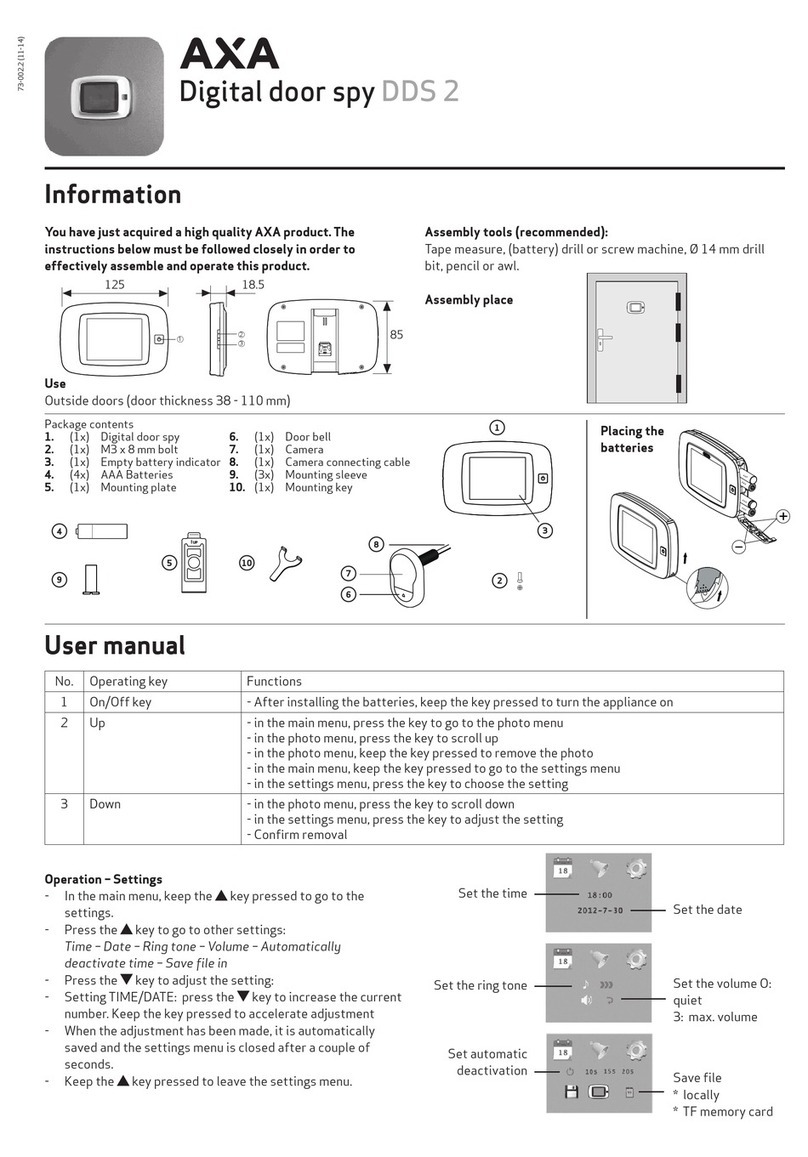 AXA DDS 2 quick start guide