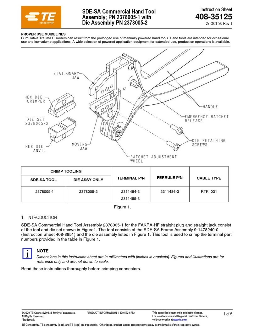 ete SDE-SA instruction sheet