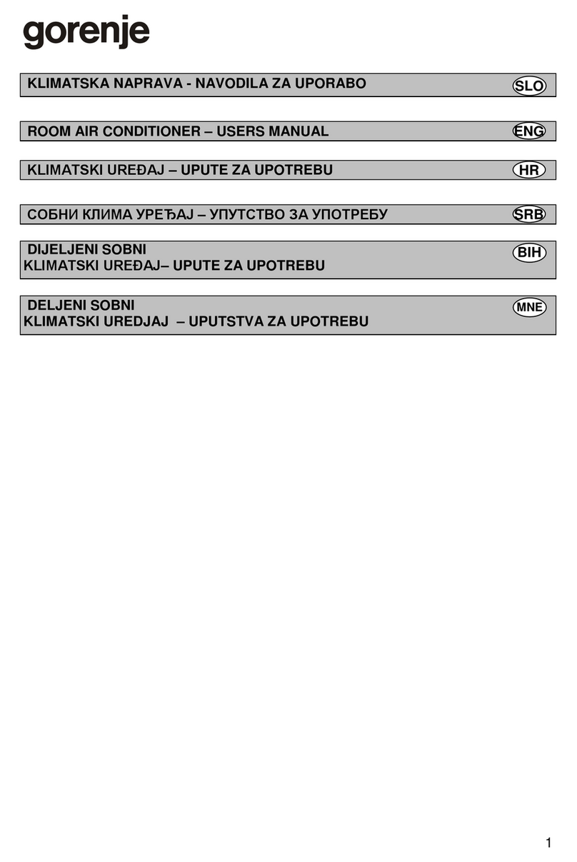 Gorenje Cooling User manual