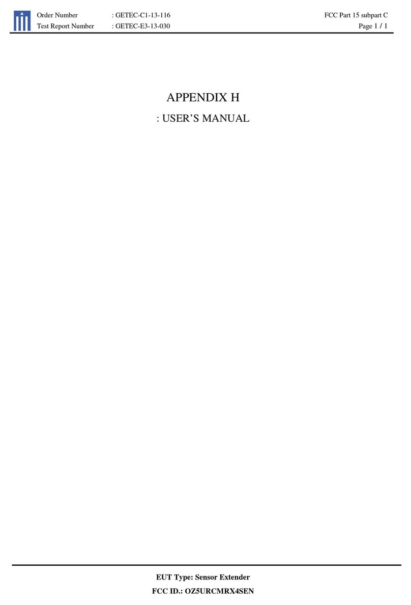 URC Total Control MRX-4SEN owner's manual