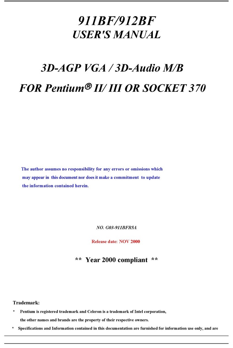 JETWAY 911BF user manual