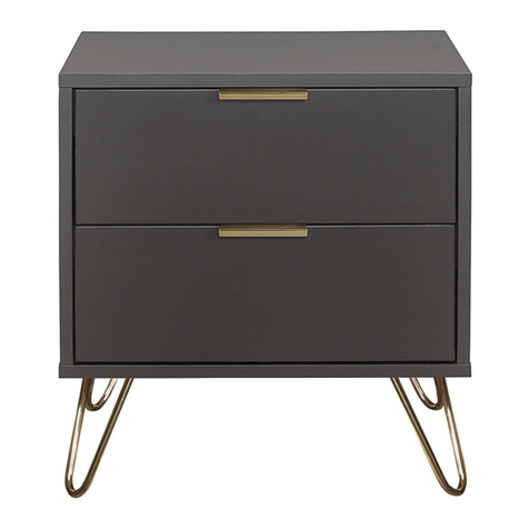 Happy Beds ARLO 2 Drawer Bedside Table User manual Happy Beds ARLO 2 Drawer Bedside Table User manual