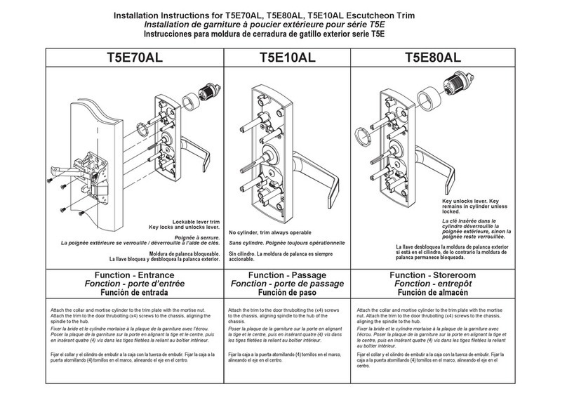 Richelieu T5E70AL installation instructions