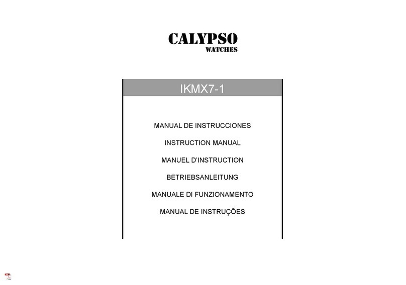 Calypso Watches IKMX7-1 instruction manual