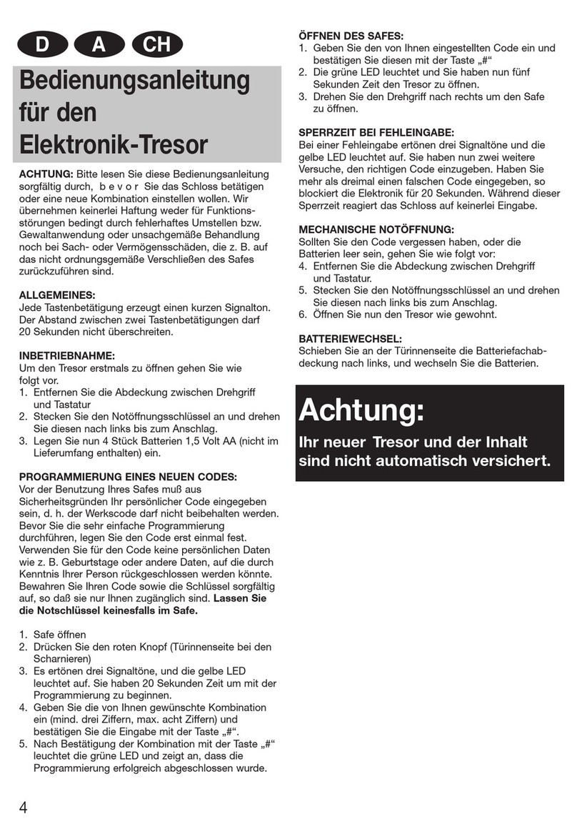 Rottner Dagobert operating instructions