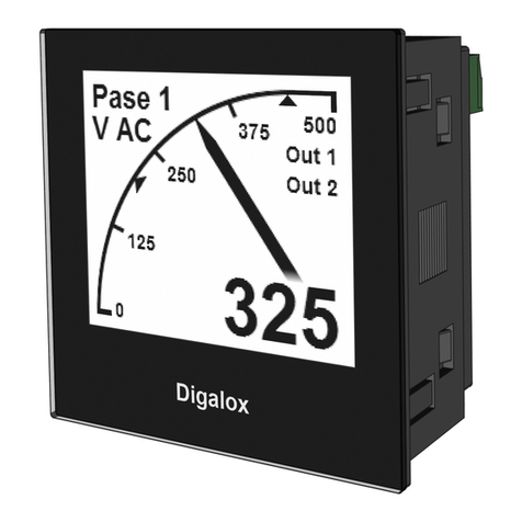 TDE Instruments Digalox DPM72-AVP User manual