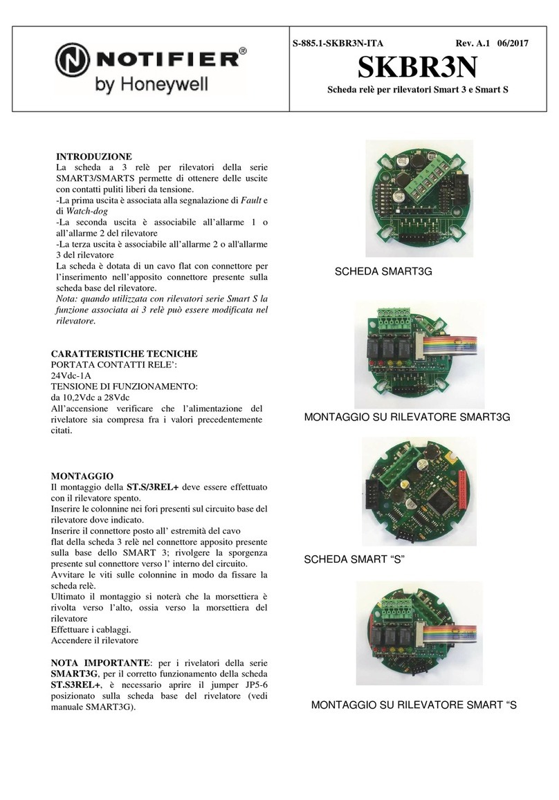 Honeywell Notifier SKBR3N User manual