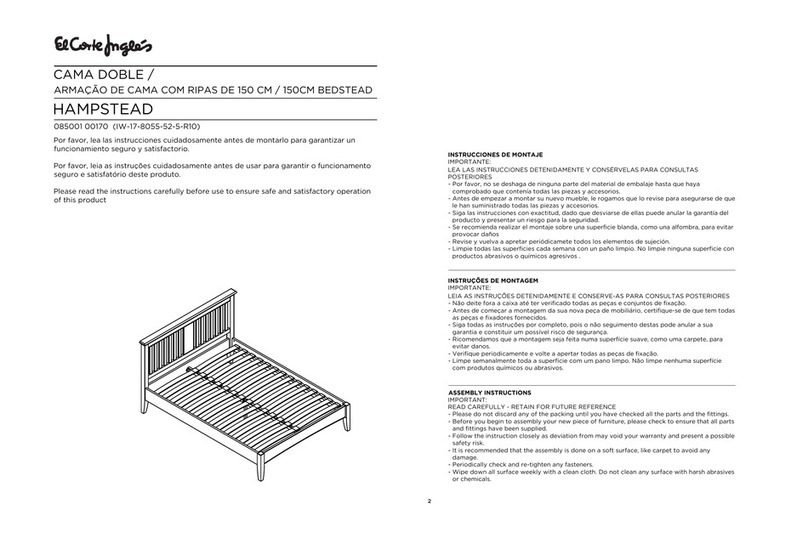 El Corte Inglés IW-17-8055-52-5-R10 quick start guide