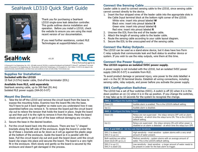RLE Technologies SeaHawk LD310 quick start guide