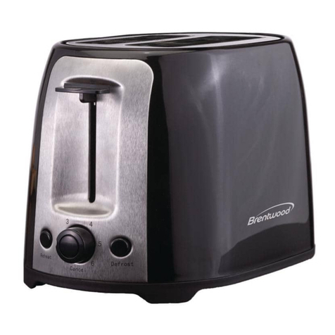 Brentwood Appliances COOL TOUCH TS-292B Operating and safety instructions