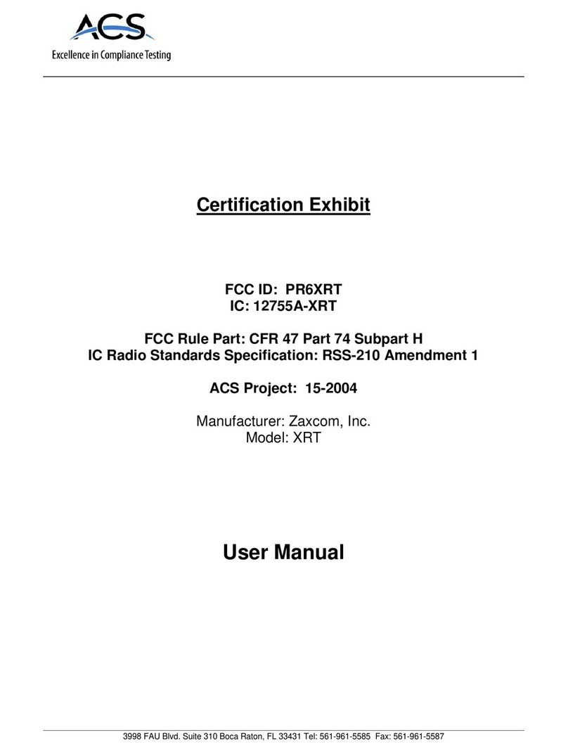 Zaxcom XRT user manual