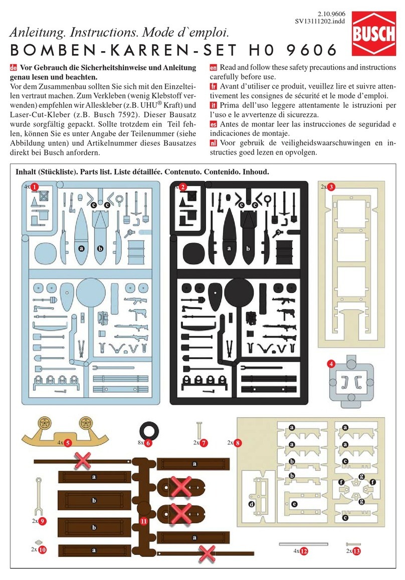 BUSCH H0 9606 User manual