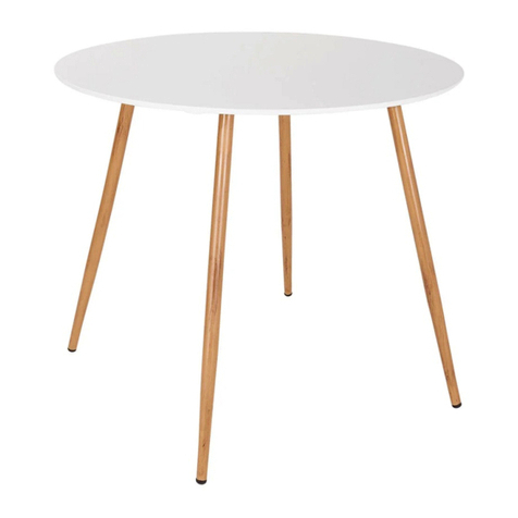 Butlers LINEA DINNER TABLE manual