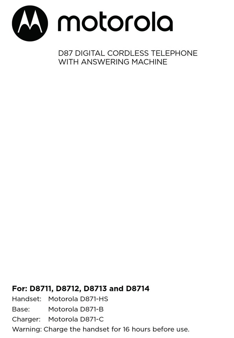Motorola D8711 User manual Motorola D8711 User manual